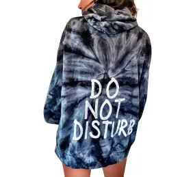 'DO NOT DISTURB' PAINTED HOODIE