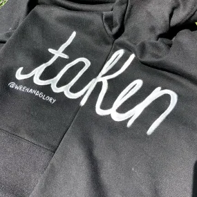 'TAKEN' PAINTED SWEATSHIRT